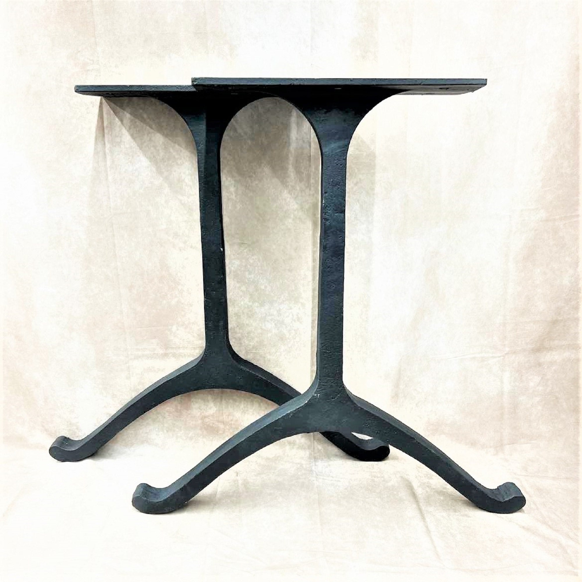 Wishbone Cast Iron Dining Table Legs H28 X W27 Pair - Etsy