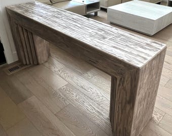 Custom Made Rustic Solid Wood Table
