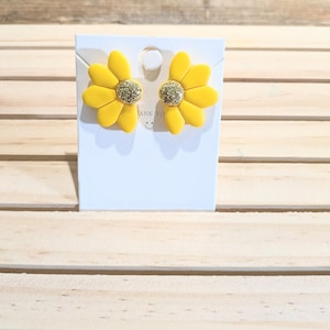 flower earrings - sequins - Mother&#39;s Day - gift idea