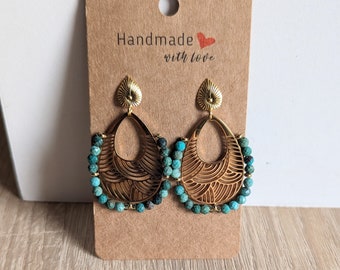 Boucles d'oreilles goutte