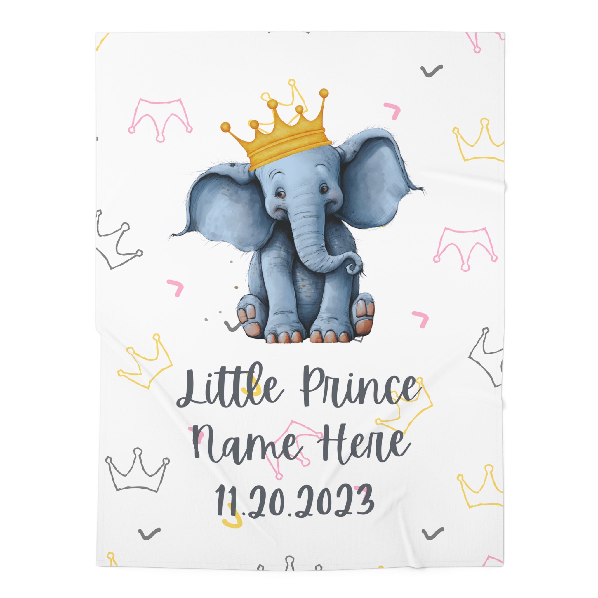 Baby Blanket, Elephant Blanket, Baby Elephant Blanket, Baby Elephant