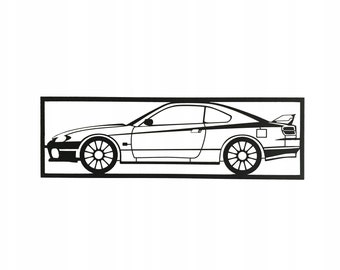 Nissan S13 Silvia Wall Deco, Wall Hanger, DriftLegend, S13, Drift lover, Regalo per Drift Fan Lover Wall Car Hanger Decorazione Nissan