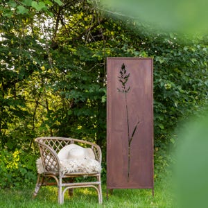 Patina Rust Privacy Screen - Durable Metal Garden Panel