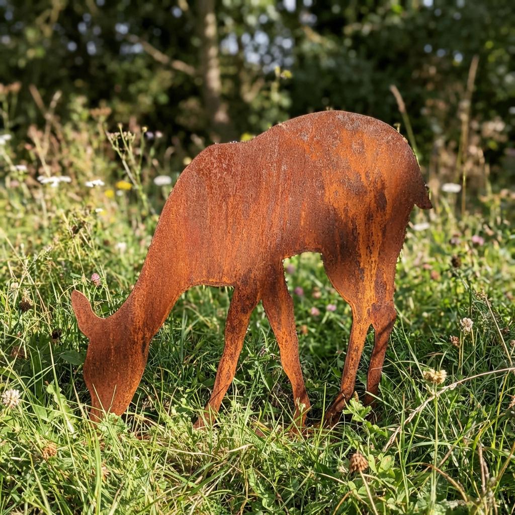 Set Di 4 Paletti Da Riccio In Metallo, Paletti Da Giardino A Forma Di Animale Accessori Decorativi Per Esterni E Giardini 85698241