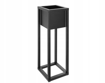 Soporte para plantas negro, Soporte para flores, Estantes para plantas, Soporte para plantas, Estante para plantas, Estante para flores alto, Soporte para macetas, Estante para flores, metal, interior, exterior