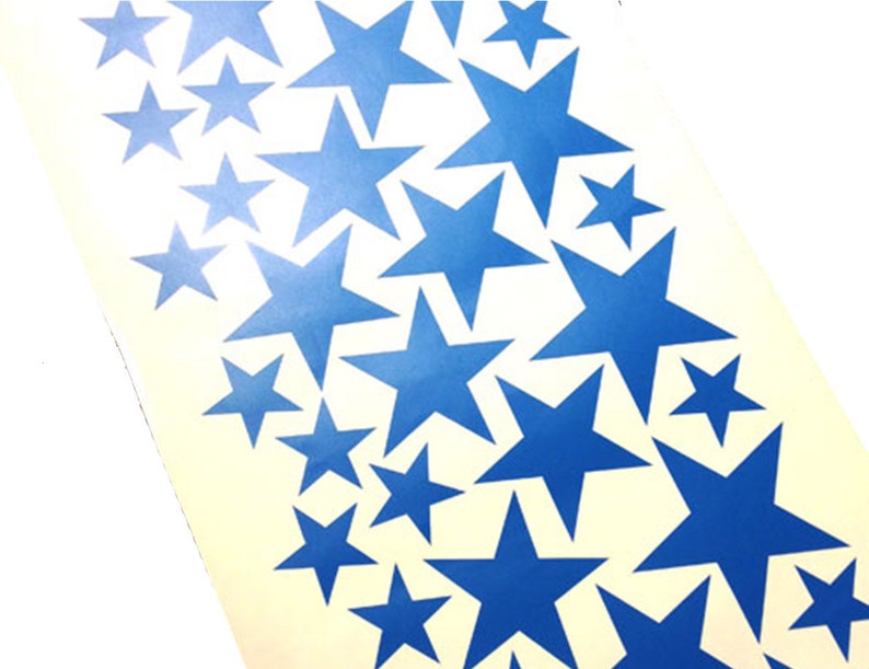 Gold Star Wall Decals Gold Star Decals Nursery Star Decals Etsy