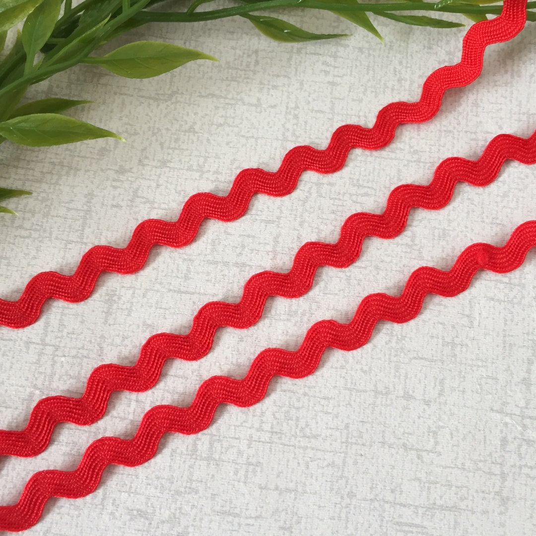 Red Ric Rac Trim, Price per 3 Metres, RRRD01 Etsy