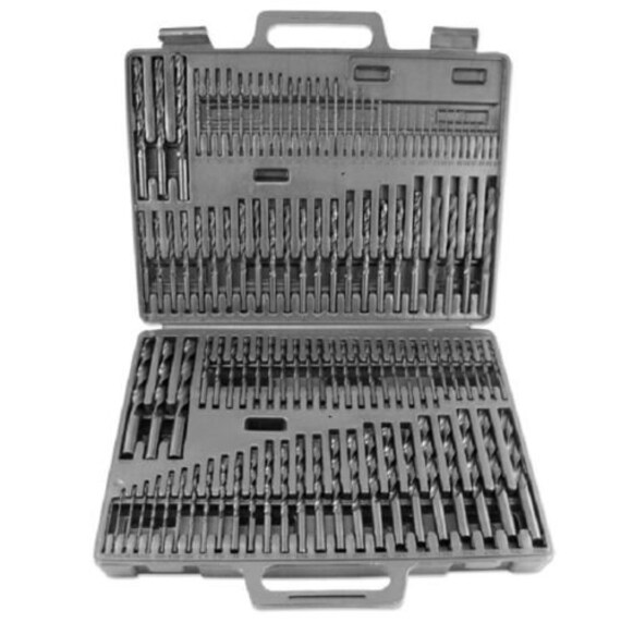 115pc HSS High Speed Steel Drill Bit Set Metal W/ Index Etsy
