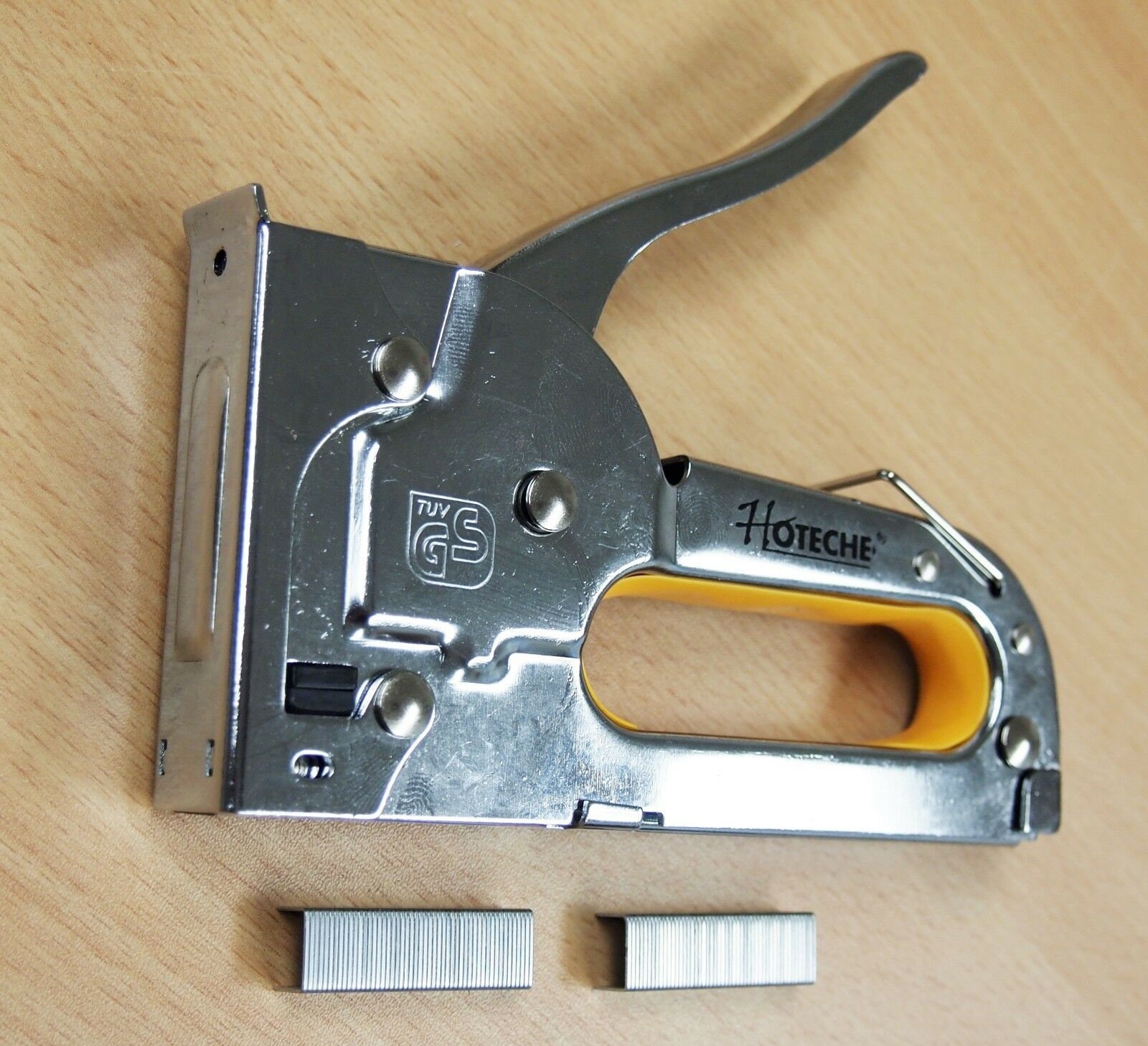 Hand Staple Gun Tacker JT21 Chromed With 100 Staples Etsy UK