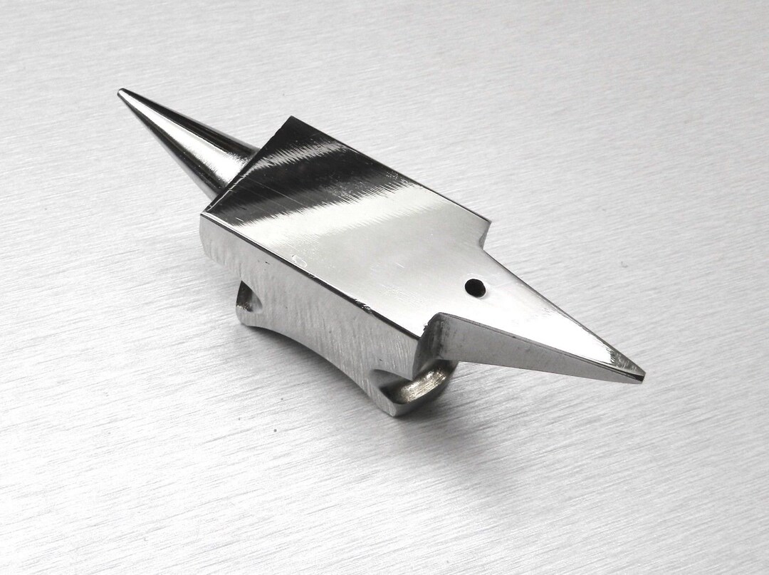Double Horn Anvil Steel Block Jewelry Making Bench Tool Mini Forming