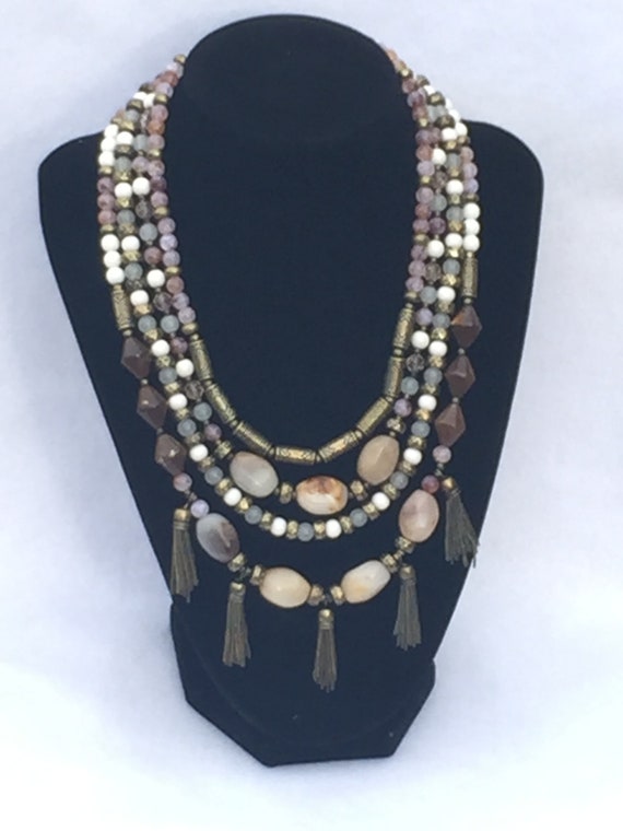 Premier Designs Statement Multi Strand Necklace R… - image 3