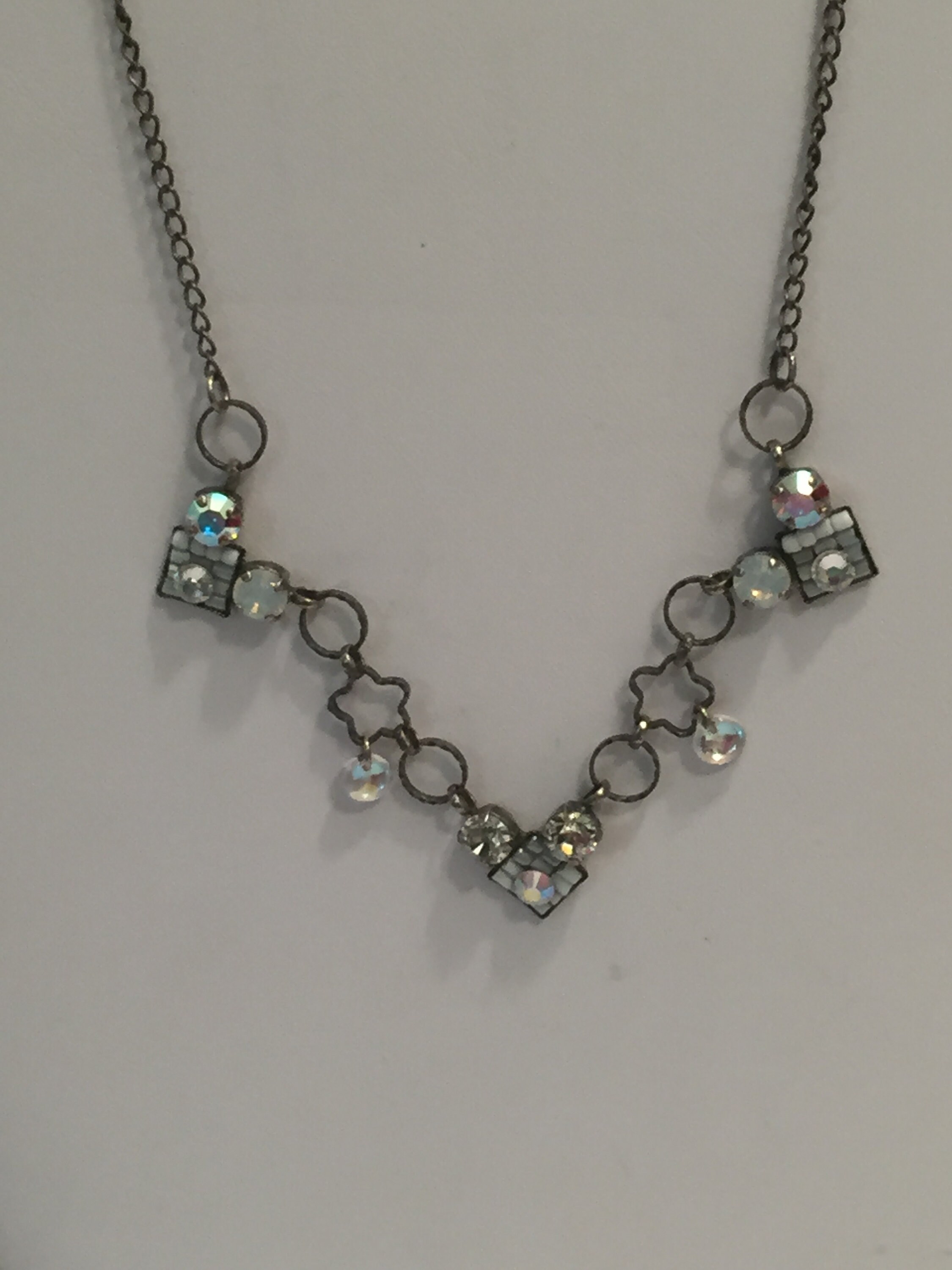 Dikla Meri High End Fashion Jewelry Vintage Swarovski Crystal Necklace Etsy