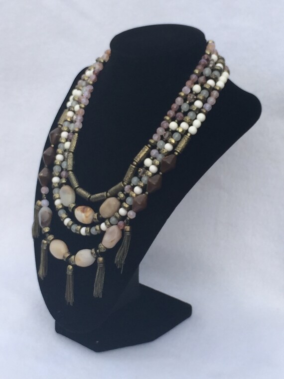 Premier Designs Statement Multi Strand Necklace R… - image 7