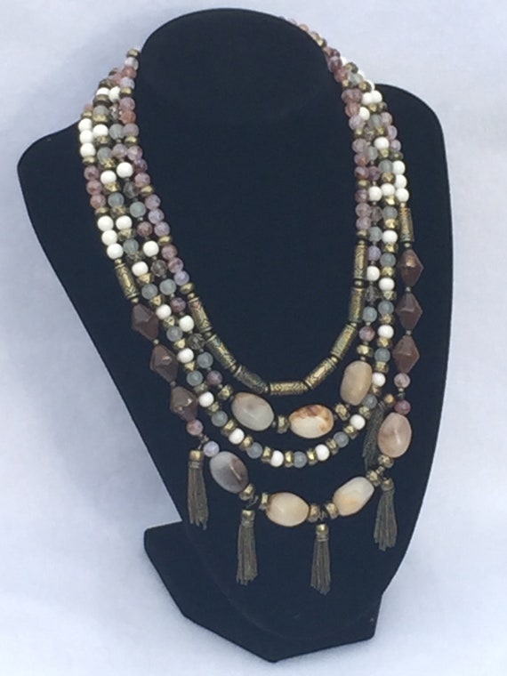 Premier Designs Statement Multi Strand Necklace R… - image 2