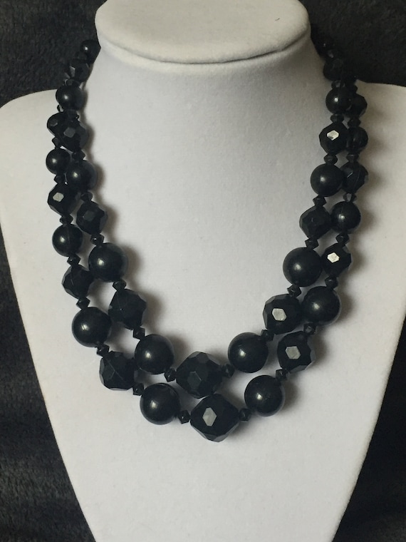 Double stranded Black chocker marked Germany - image 2