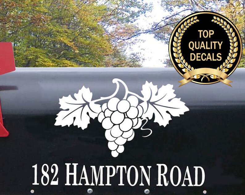 Mailbox decals custom mailbox decals custom mailbox etsy