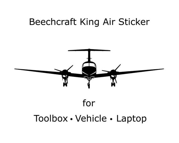Toolbox Sticker Beechcraft King Air Toolbox Sticker Etsy