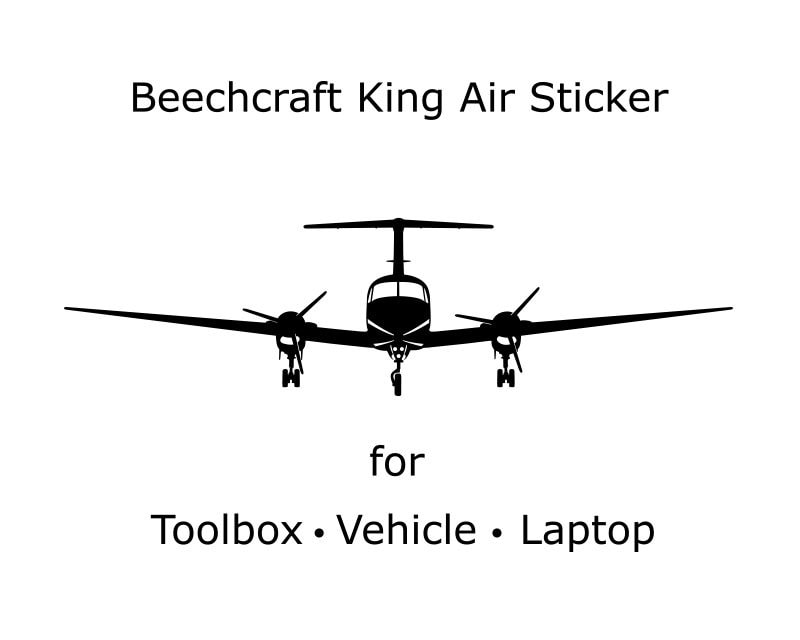 Toolbox Sticker - Beechcraft King Air - Toolbox Sticker - Vehicle ...