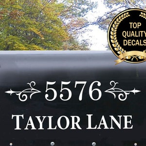 Mailbox Decal, Mailbox Decals, Custom Mailbox Decal, Personalized Address Sticker, Custom Address Decal