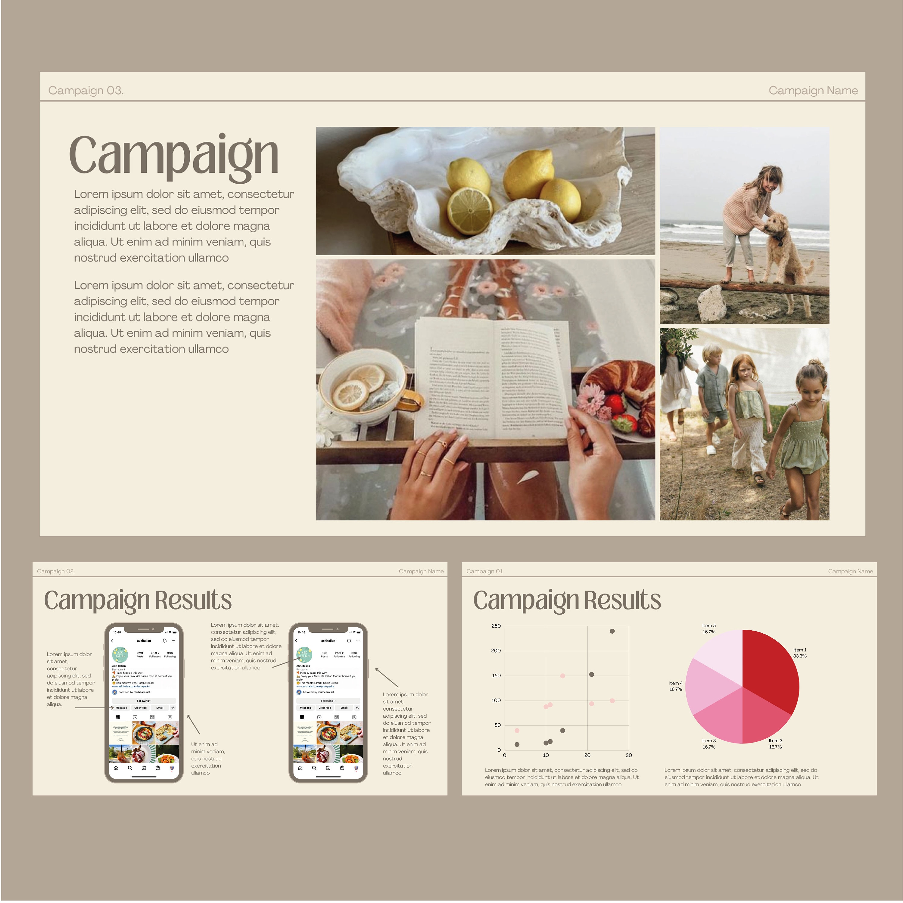 Marketing Portfolio Template Etsy