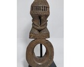 Antique Ethnic Art Used Wooden Ghurra Butter Key Neti Churner from Nepal , Ethnic Tribal Primitive collective Art GS6 , FREE SHIPPING