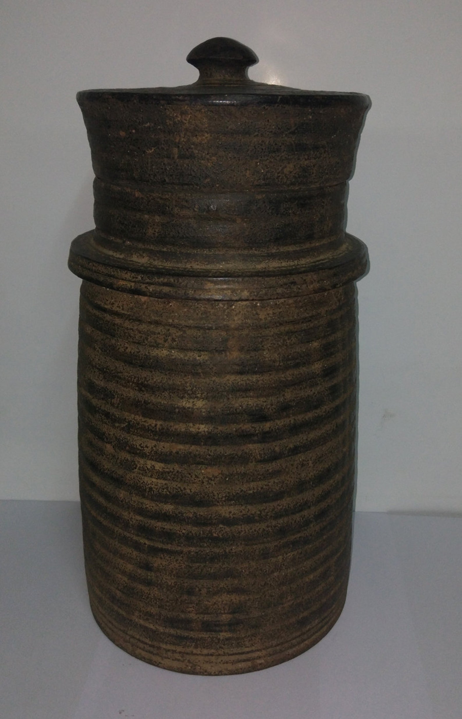 Ancient Nepalese Handmade Theki Wooden Butter Pot Himalayas Etsy UK