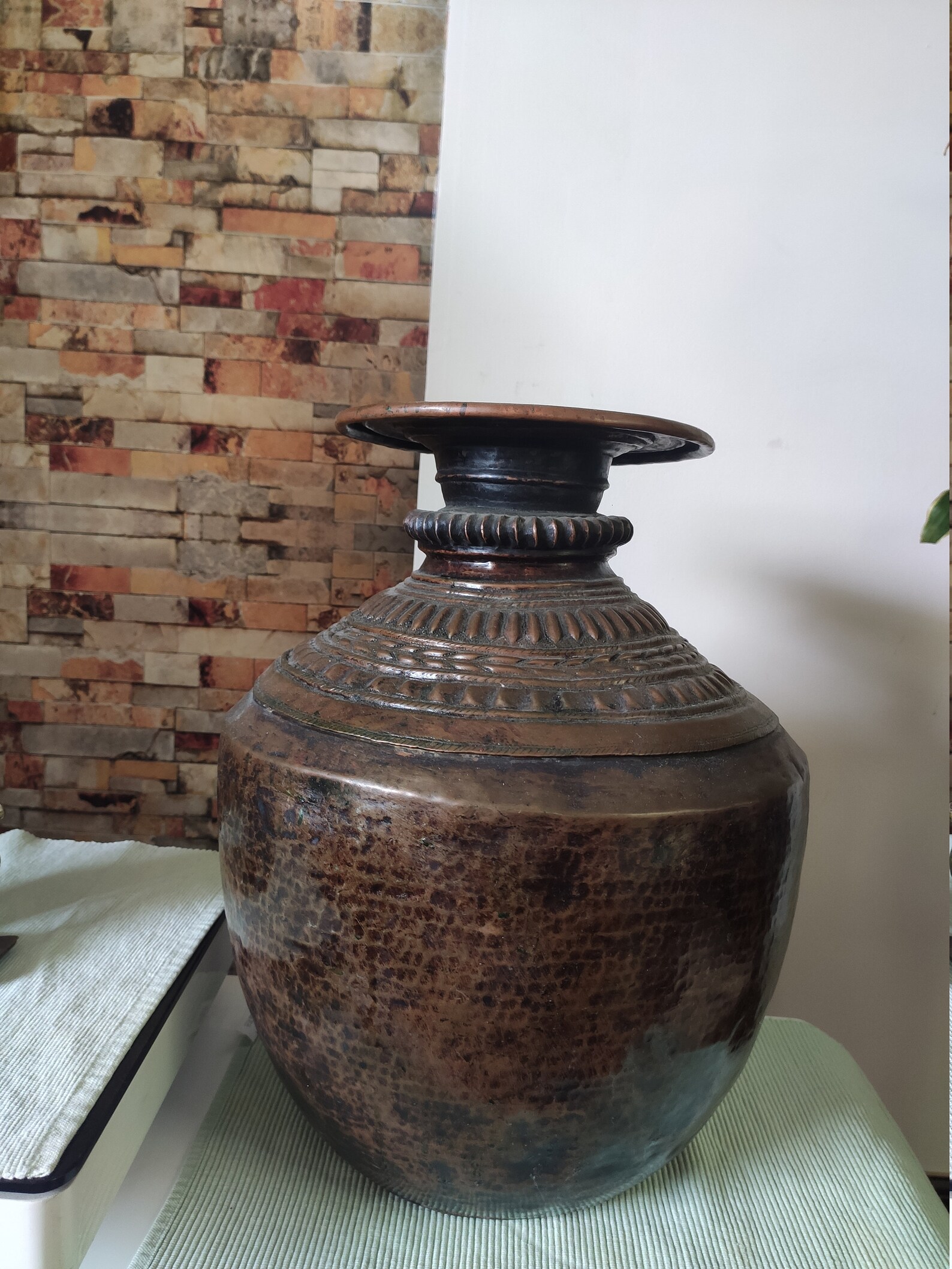 Ancient Vintage Nepalese Handmade Water Fetching Pot Copper Etsy