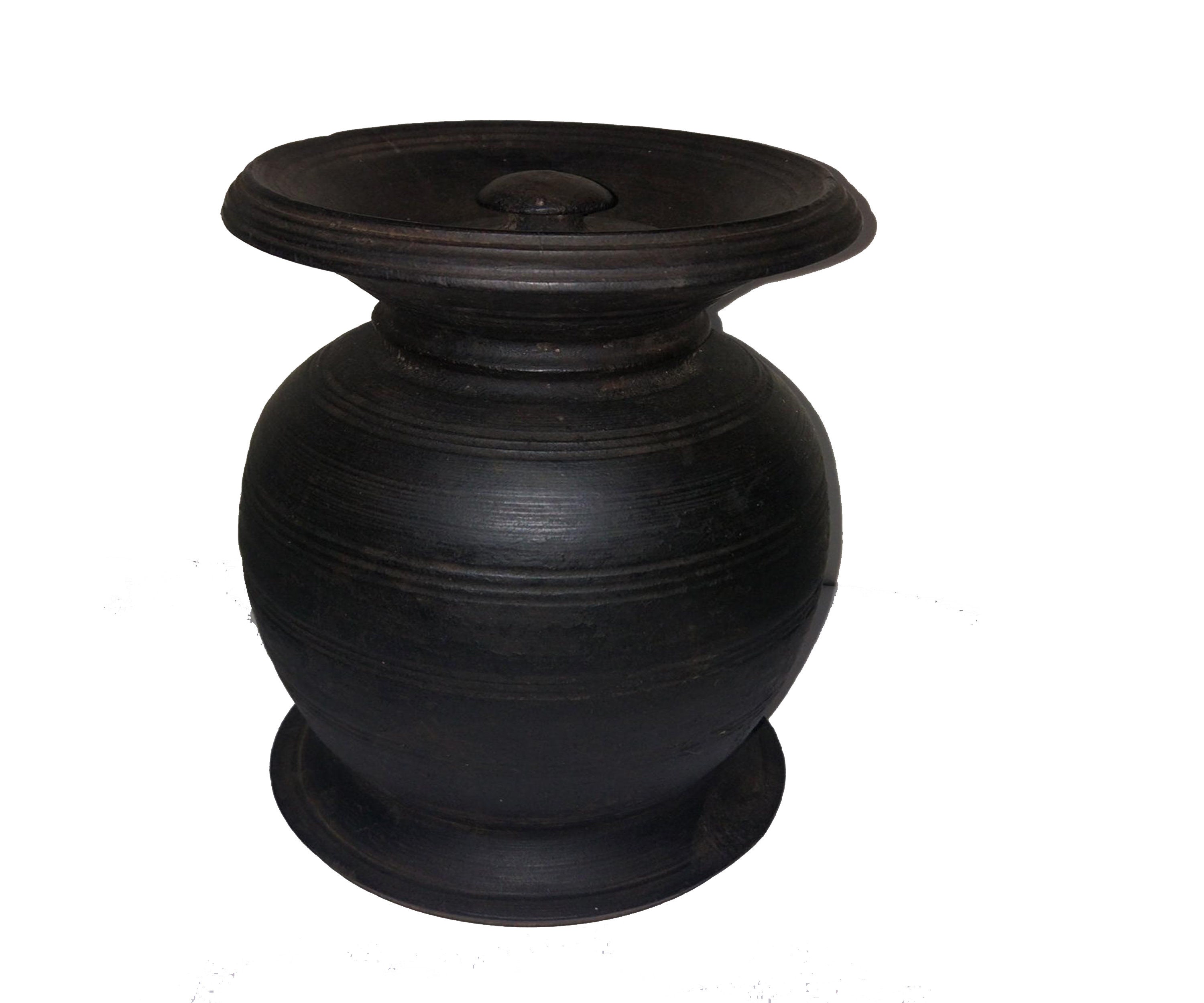 Ancient Handmade Wooden Butter Pot Himalayas Collective Art Etsy UK