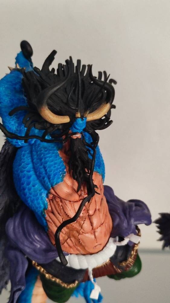 Kaido Hybrid Form Garage Resin Kit Statue From One Piece Etsy