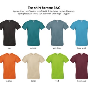 Tee-shirt au motif va dabord grimper avec un super jeu de mot Modèle femme et homme, plusieurs couleurs au choix image 4