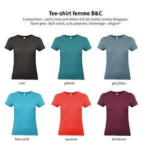 Tee-shirt au motif va dabord grimper avec un super jeu de mot Modèle femme et homme, plusieurs couleurs au choix image 5