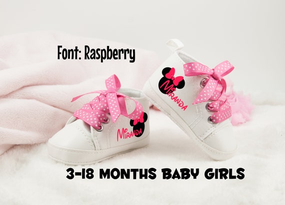 minnie mouse baby sneakers