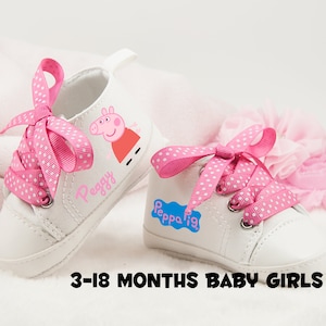 Peppa Pig Baby Girl Shoes, Baby Shoes For Girls, Peppa Pig First Birthday Shoes