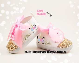 Unicorn Shoes For Baby Girls, Baby Shower Gift