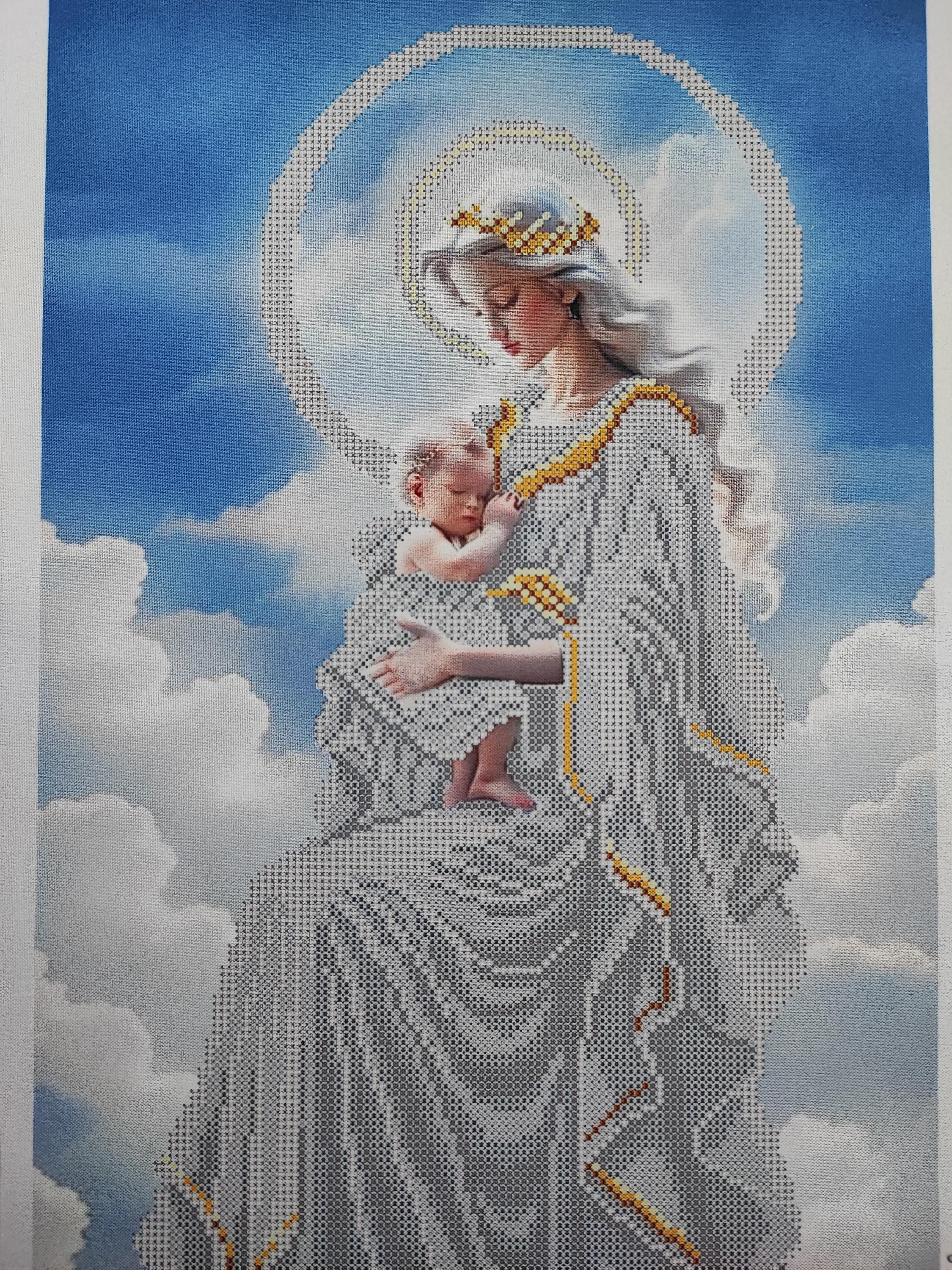Madonna and Child Needlepoint - Etsy