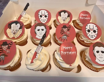 Horror Cupcake toppers