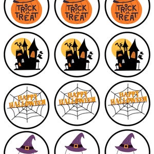 Halloween Cupcake toppers