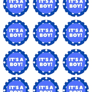 It&#39;s a boy! cupcake topper