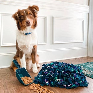 WASHABLE Dense 17x19 Inch Custom Snuffle Mat dog Treat Puzzle