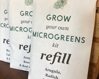 Grow Your Own Microgreens Refill Kit