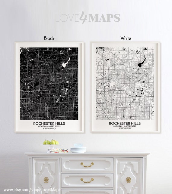 Rochester Hills Zoning Map