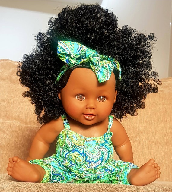 black afro doll