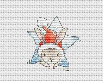 Cross Stitch Pattern Easter Bunny PDF Chart - Etsy