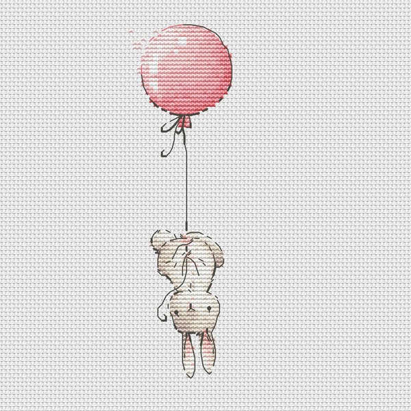 Baby Kreuzstichmuster Geburtsanzeige Kreuzstichmuster Mädchen Baby Häschen Kreuzstich Geburtsanzeige