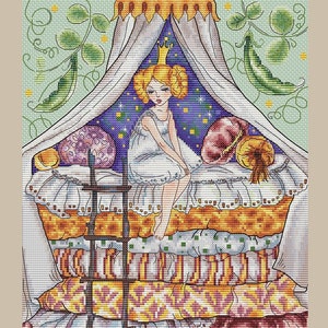 Schema punto croce principessa