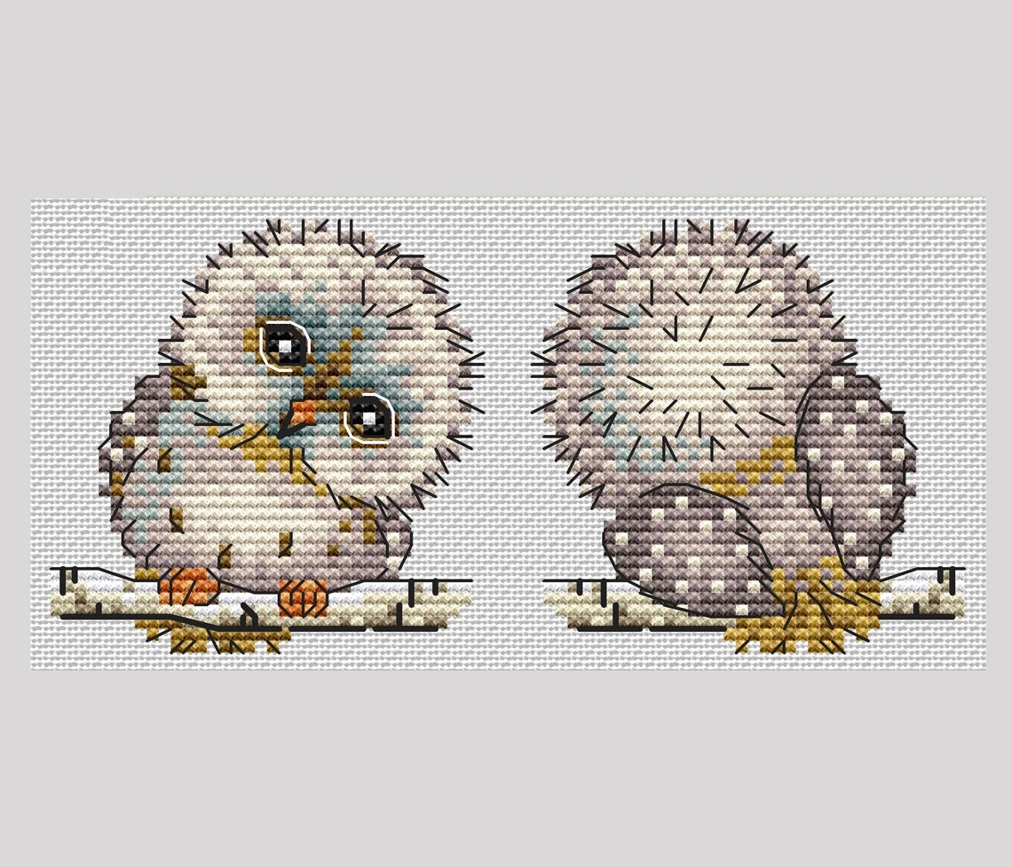 Owl Ornament Cross Stitch Pattern - Etsy