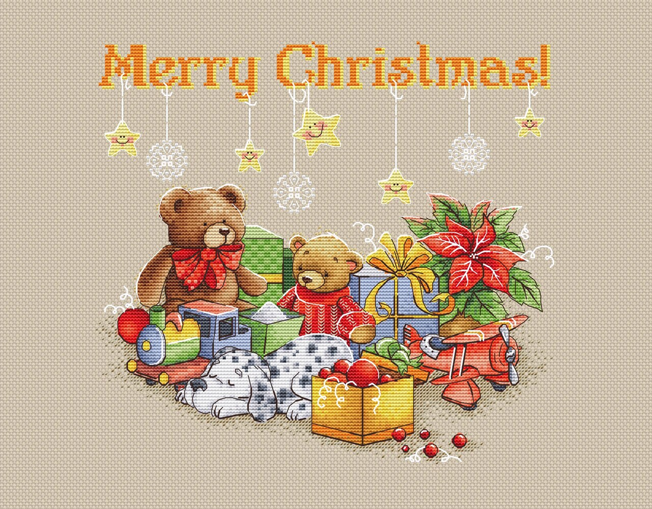 Gifts Christmas Cross Stitch Pattern Christmas Present Instant Etsy