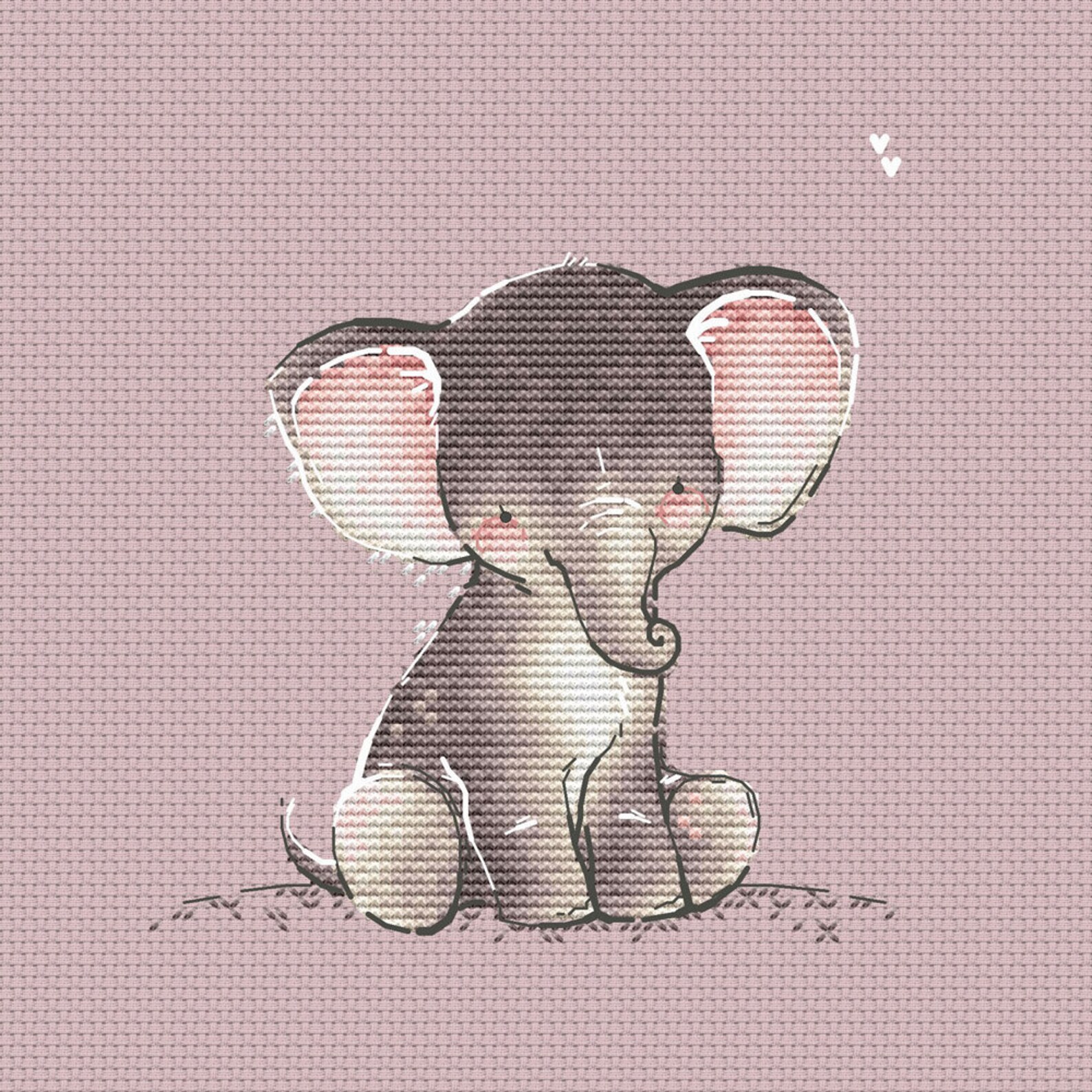 Схемы вышивки слоники. Вышивка Слоник. Слоник крестиком. Слонёнок крестиком. Вышивка крестом слон.