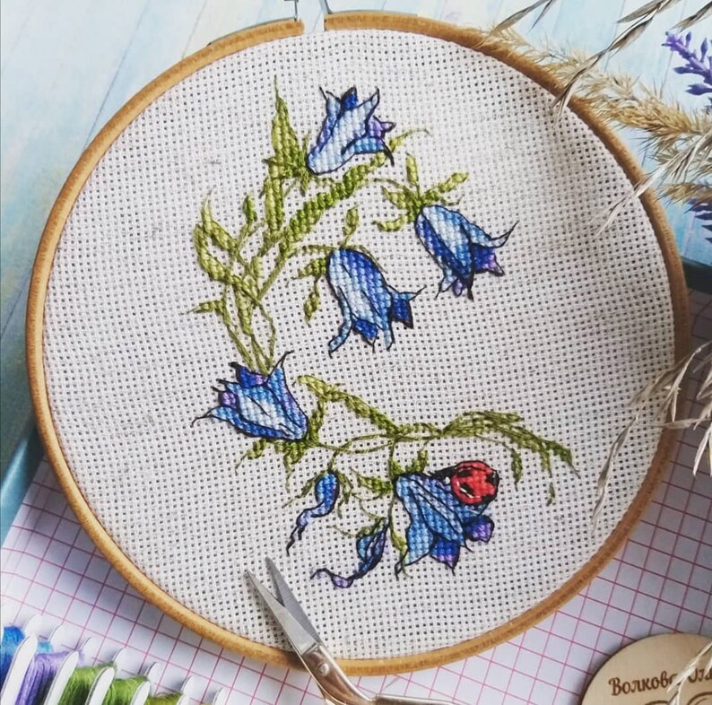 Diy Embroidery Kit Floral Patterns Embroidery Needlework Set Cross Stitch Kits For Beginners Craft Lover