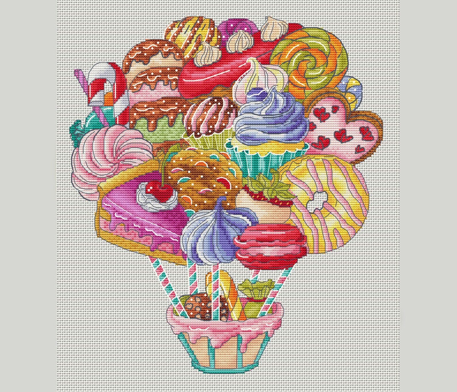 Десерт схема. Тамрико Ламаридзе схемы вышивки крестом. Вышивка сладости. Вышивка крестом сладости. Вышивки крестиком вкусняшка.